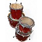Used Ludwig 4 Piece LUDWIG CENTENNIAL ZEP  RED SPARKLE Drum Kit