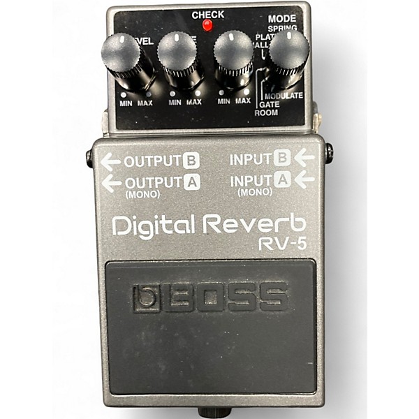 Used BOSS RV5 Digital Reverb Effect Pedal