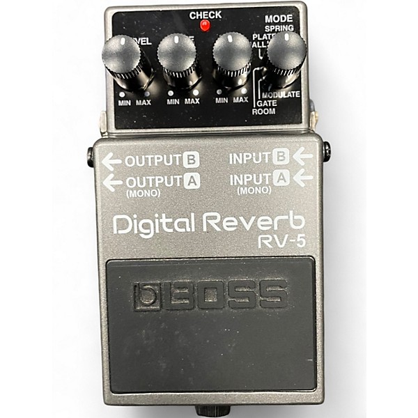 Used BOSS RV5 Digital Reverb Effect Pedal