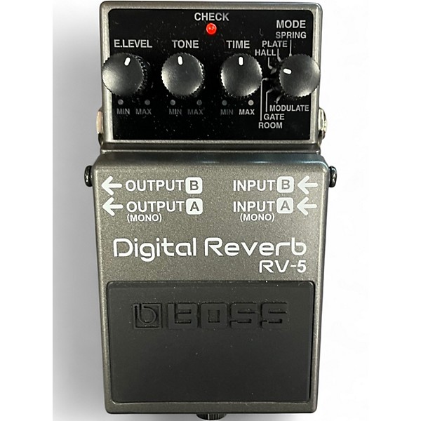 Used BOSS RV5 Digital Reverb Effect Pedal