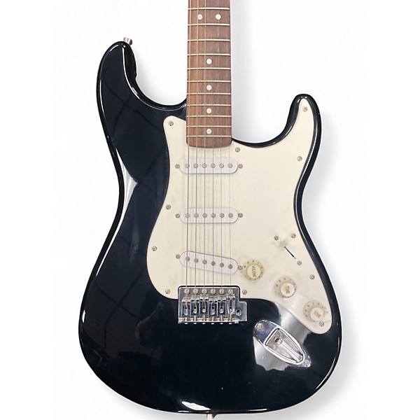 Used Fender Starcaster strat Black Solid Body Electric Guitar