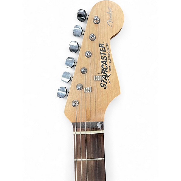 Used Fender Starcaster strat Black Solid Body Electric Guitar