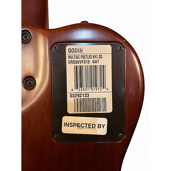Used 2005 Godin MULTIAC FRETLESS Natural Acoustic Electric Guitar