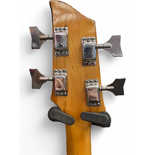 Used Univox Violin Body Bass 2 Tone Sunburst Electric Bass Guitar