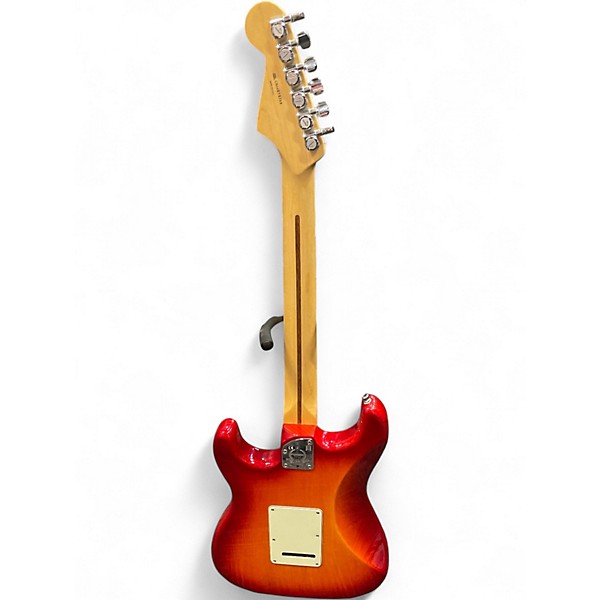 Used Fender AMERICAN DELUXE STRATOCASTER 60TH ANIVERSARY Aged Cherry Sunburst Solid Body Electric Guitar