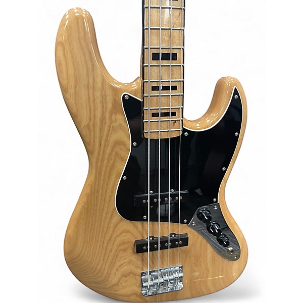 Used SX VINTAGE JAZZ Natural Electric Bass Guitar