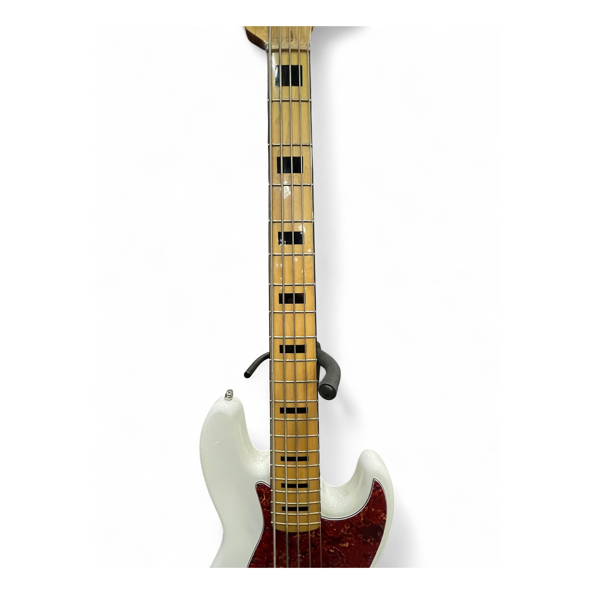Used Squier Vintage Modified Jazz Bass V Olympic White Electric
