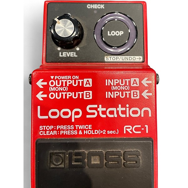 Used BOSS RC1 Loop Station Pedal