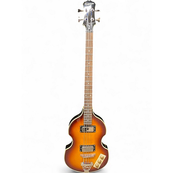 Used Epiphone Viola 2 Color Sunburst Electric Bass Guitar
