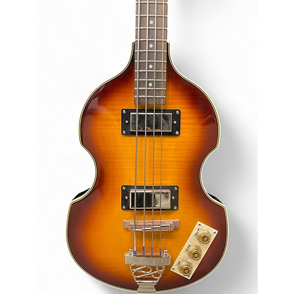 Used Epiphone Viola 2 Color Sunburst Electric Bass Guitar