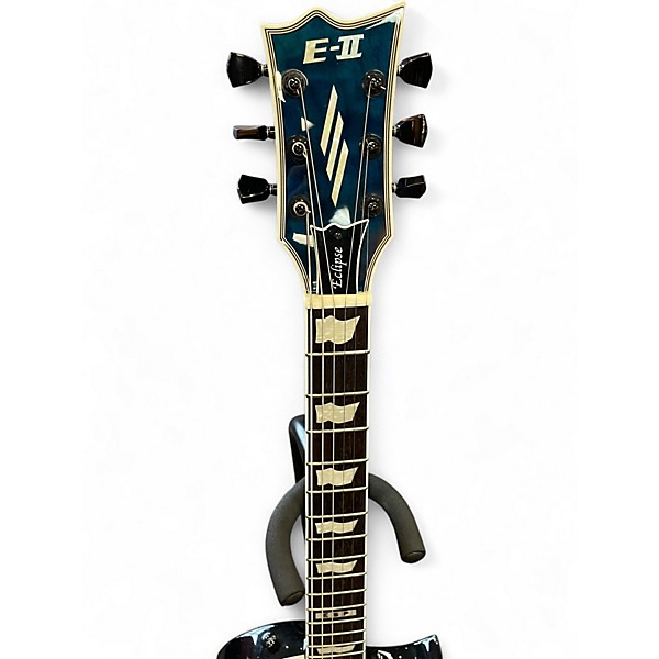 Used ESP E-II Eclipse Marine Blue Solid Body Electric Guitar