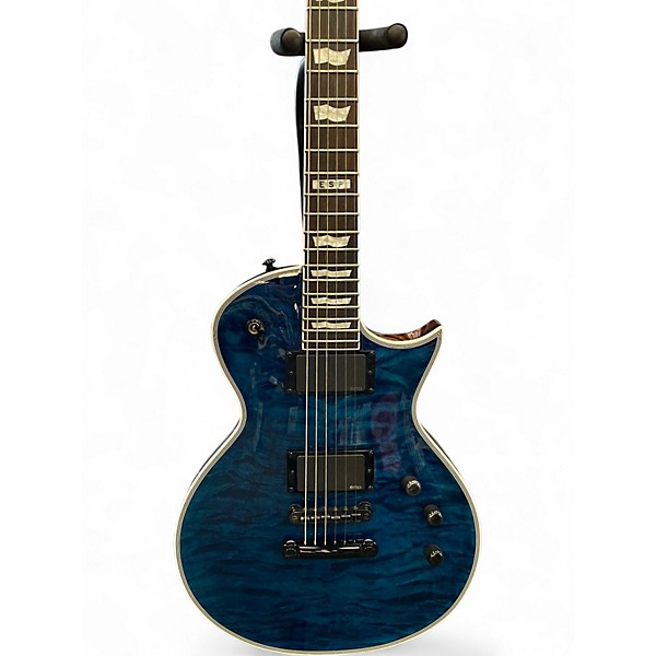 Used ESP E-II Eclipse Marine Blue Solid Body Electric Guitar