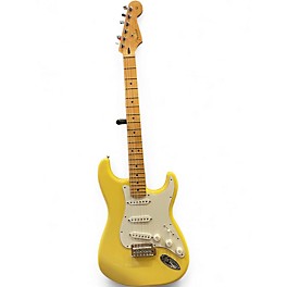 Used Fender Player Stratocaster HIALEAH YELLOW Solid Body Electric Guitar