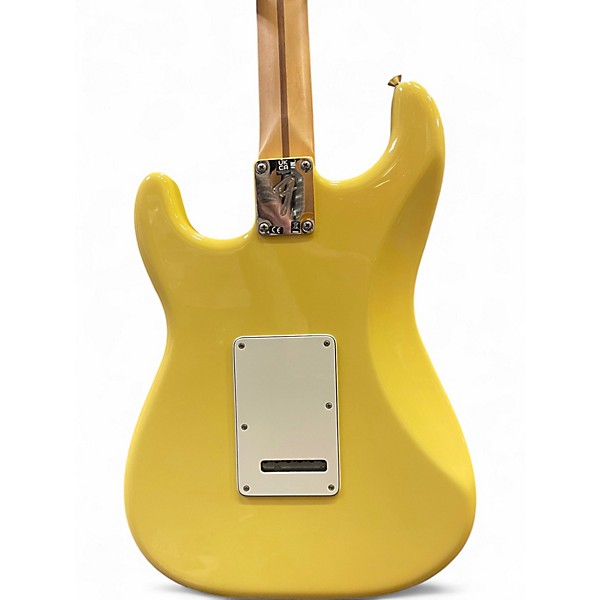 Used Fender Player Stratocaster HIALEAH YELLOW Solid Body Electric Guitar