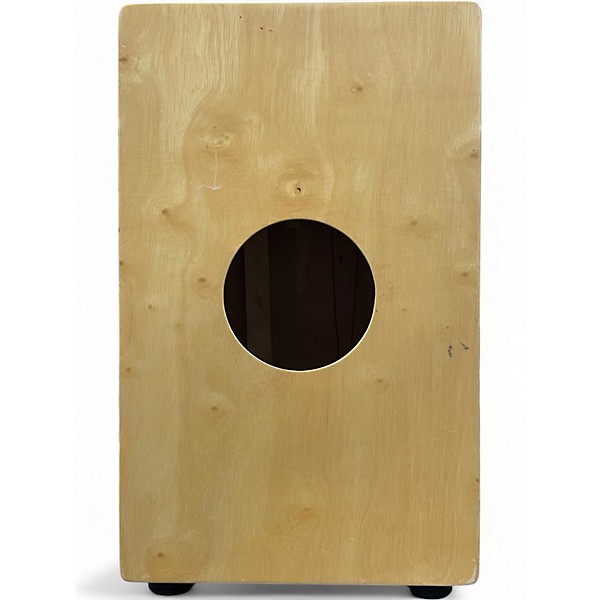 Used MEINL String Cajon Black Makah Burl Frontplate Cajon
