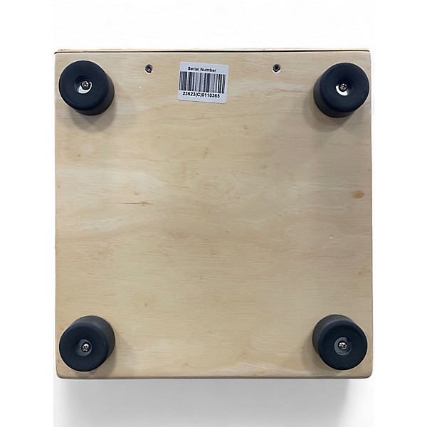 Used MEINL String Cajon Black Makah Burl Frontplate Cajon