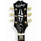 Used Epiphone Les Paul Custom Black Solid Body Electric Guitar