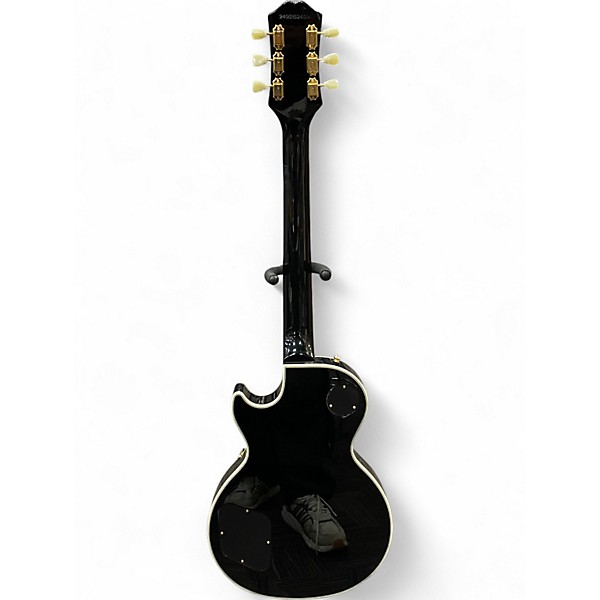 Used Epiphone Les Paul Custom Black Solid Body Electric Guitar