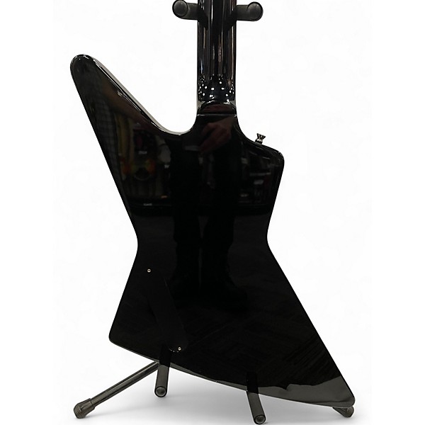 Used 2022 Epiphone Explorer Ebony Solid Body Electric Guitar