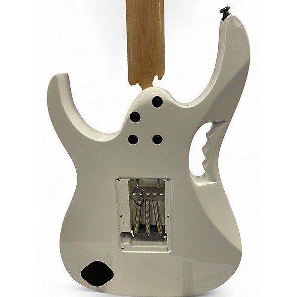 Used 2018 Ibanez JEMJR White Solid Body Electric Guitar