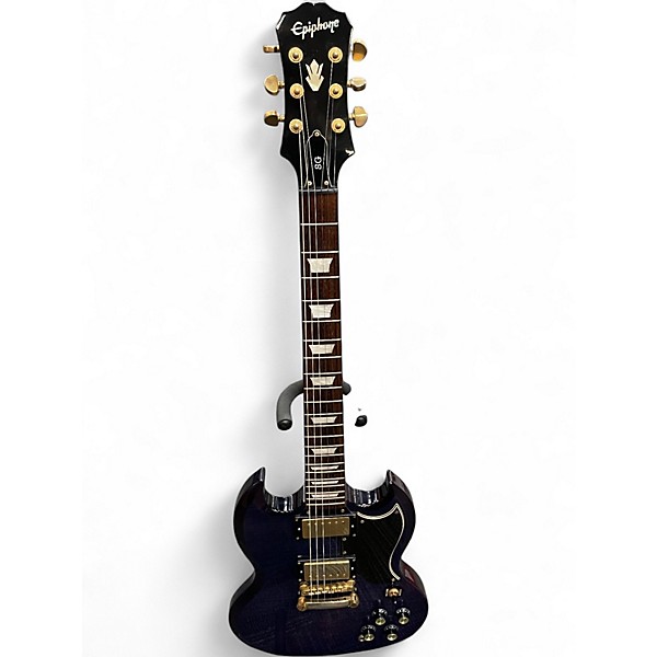 Used Epiphone SG LIMITED EDITION Purple Solid Body Electric Guitar