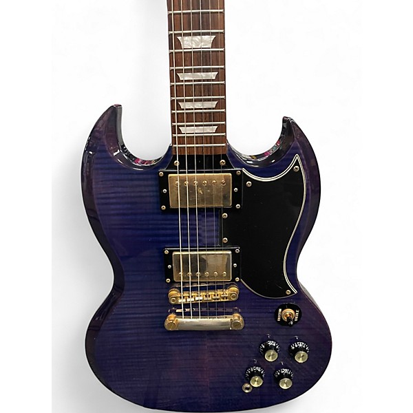 Used Epiphone SG LIMITED EDITION Purple Solid Body Electric Guitar
