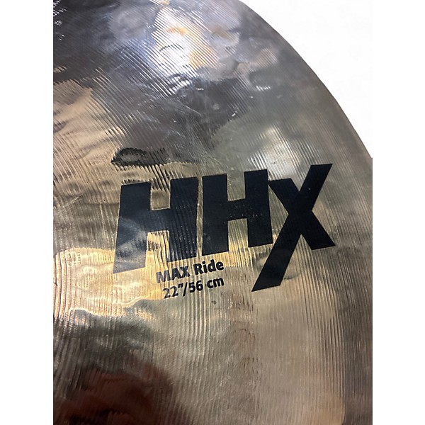 Used SABIAN 22in HHX MAX RIDE Cymbal