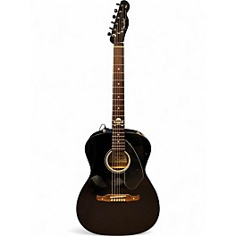 Used Fender Avril Lavigne Newporter Black Acoustic Electric Guitar