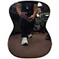 Used Fender Avril Lavigne Newporter Black Acoustic Electric Guitar