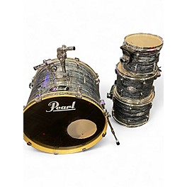 Used Pearl 4 Piece EXR Export SERIES BLACK STRATA Drum Kit