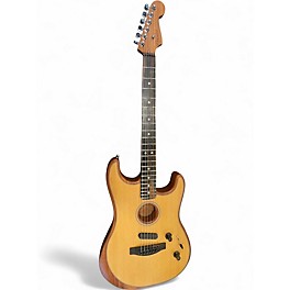 Used Fender American Acoustasonic Stratocaster 2 Color Sunburst Acoustic Electric Guitar