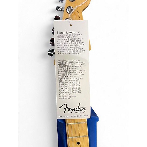 Used Fender 60th Anniversary Stratocaster Blue Solid Body Electric Guitar
