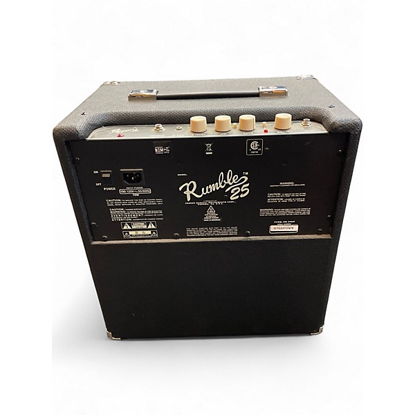 Used Fender Rumble 25 25W 1x10 Bass Combo Amp