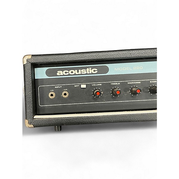 Used 1980s Acoustic MODEL 220 Bass Amp Head