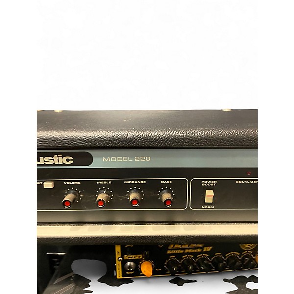 Used 1980s Acoustic MODEL 220 Bass Amp Head