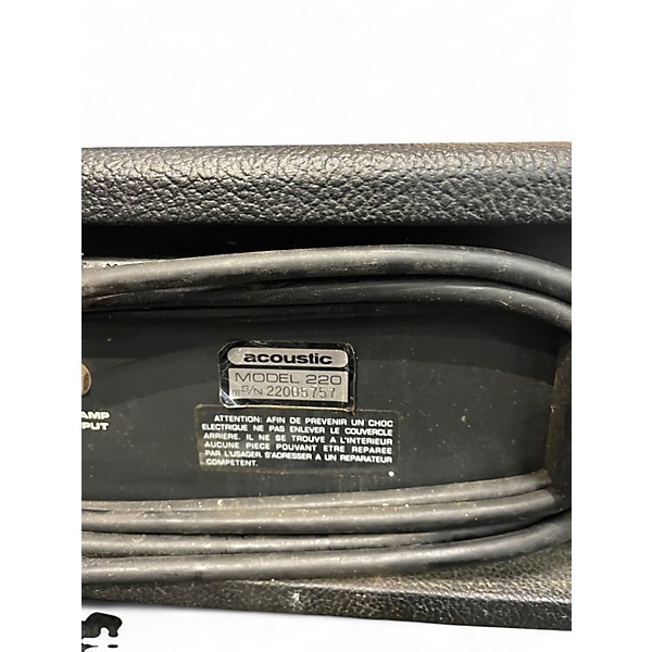 Used 1980s Acoustic MODEL 220 Bass Amp Head