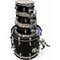 Used Pacific  4 Piece 4 Piece Drum Set Black Drum Kit thumbnail