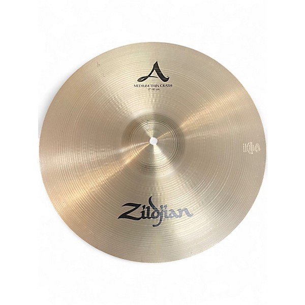 Used Zildjian 17in A MEDIUM THUN CRASH Cymbal