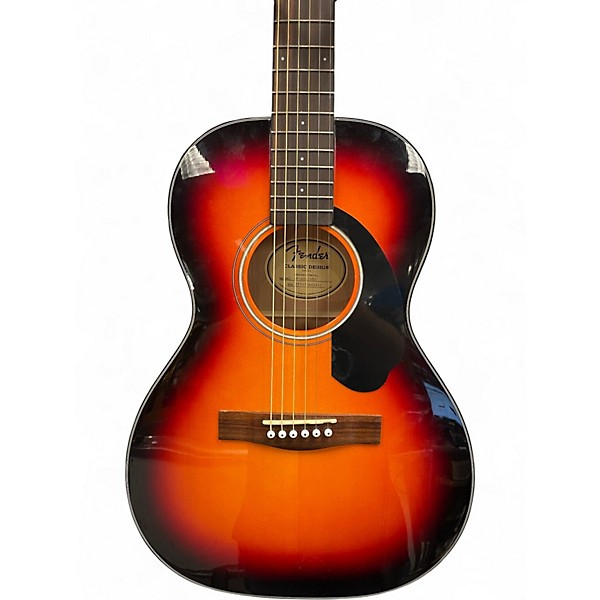 Used Fender CP60S 3 Color Sunburst Acoustic Guitar