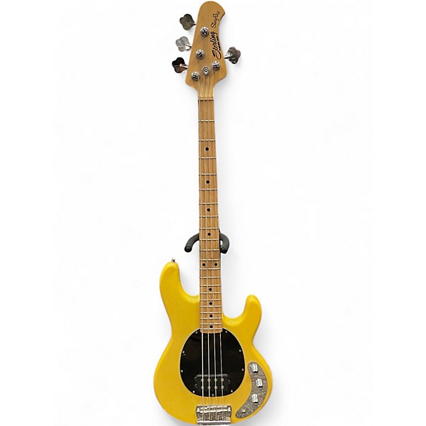 Used Sterling by Music Man STINGRAY YELLOW Electric Bass Guitar