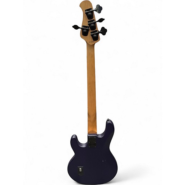 Used Sterling by Music Man Ray34 Trans Blue Electric Bass Guitar