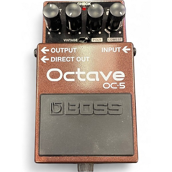 Used BOSS OC-5 OCTAVE Effect Pedal