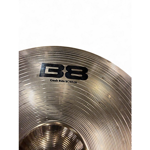 Used SABIAN 18in B8 Crash Ride Cymbal