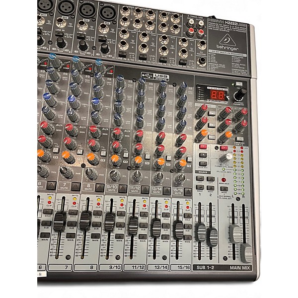 Used Behringer Xenyx X2222USB Unpowered Mixer