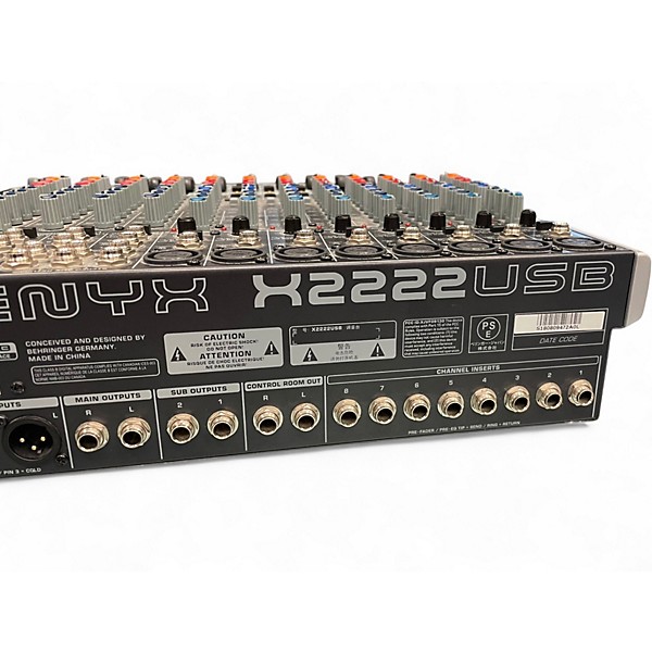 Used Behringer Xenyx X2222USB Unpowered Mixer