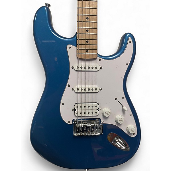 Used Squier AFFINITY STRAT HSS Lake Placid Blue Solid Body Electric Guitar
