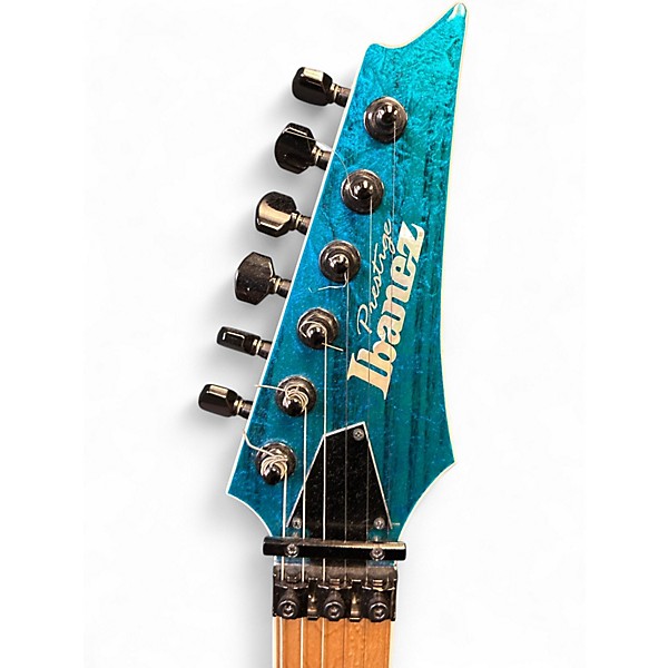 Used Ibanez RG5120M Frozen Ocean Solid Body Electric Guitar