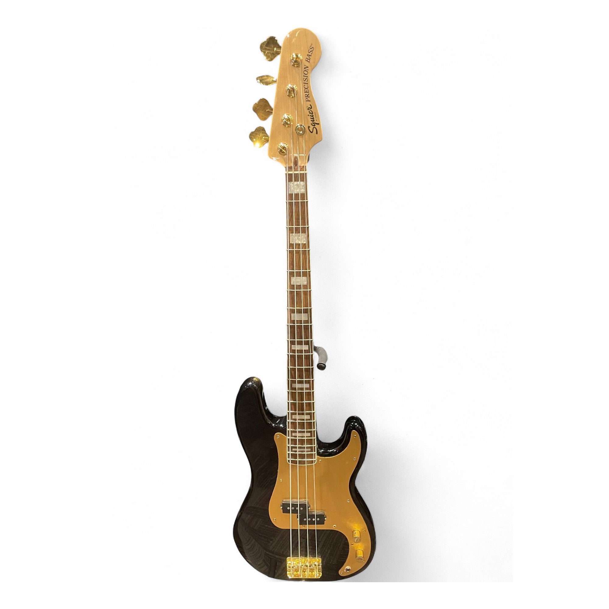 Used Squier 40TH ANNIVERSARY PRECISION Black Electric Bass Guitar