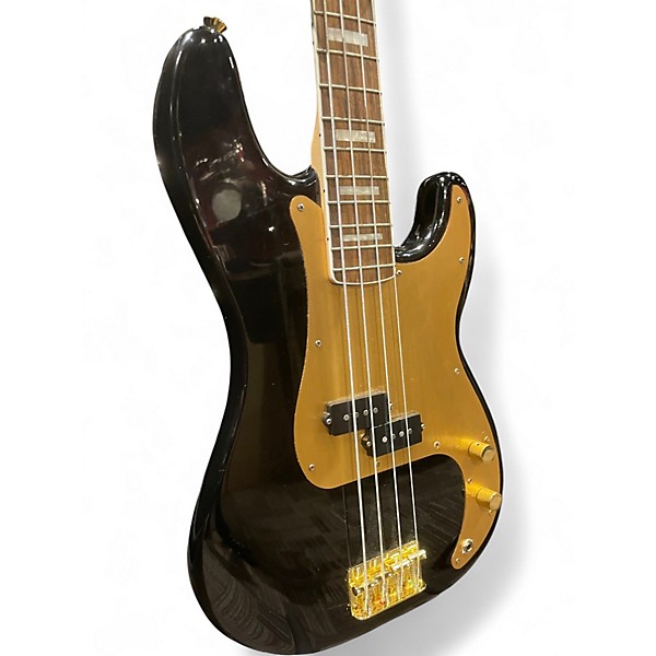 Used Squier 40TH ANNIVERSARY PRECISION Black Electric Bass Guitar