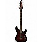 Used Schecter Guitar Research Demon 6 Crimson Red Burst Solid Body Electric Guitar thumbnail